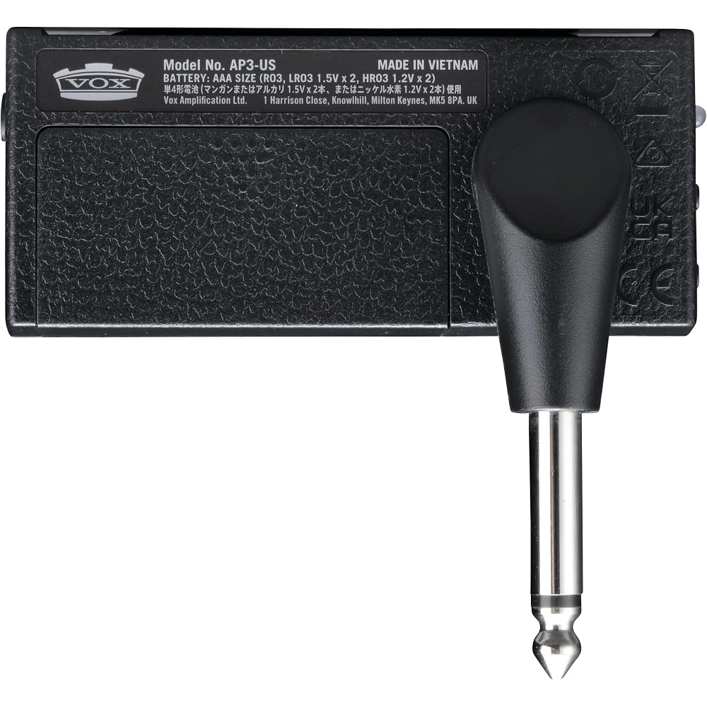 VOX amPlug 3 US Silver Headphone Guitar Amplifier: Cable-free, plugs directly into your guitar, perfect for home practice, battery-powered, built-in e