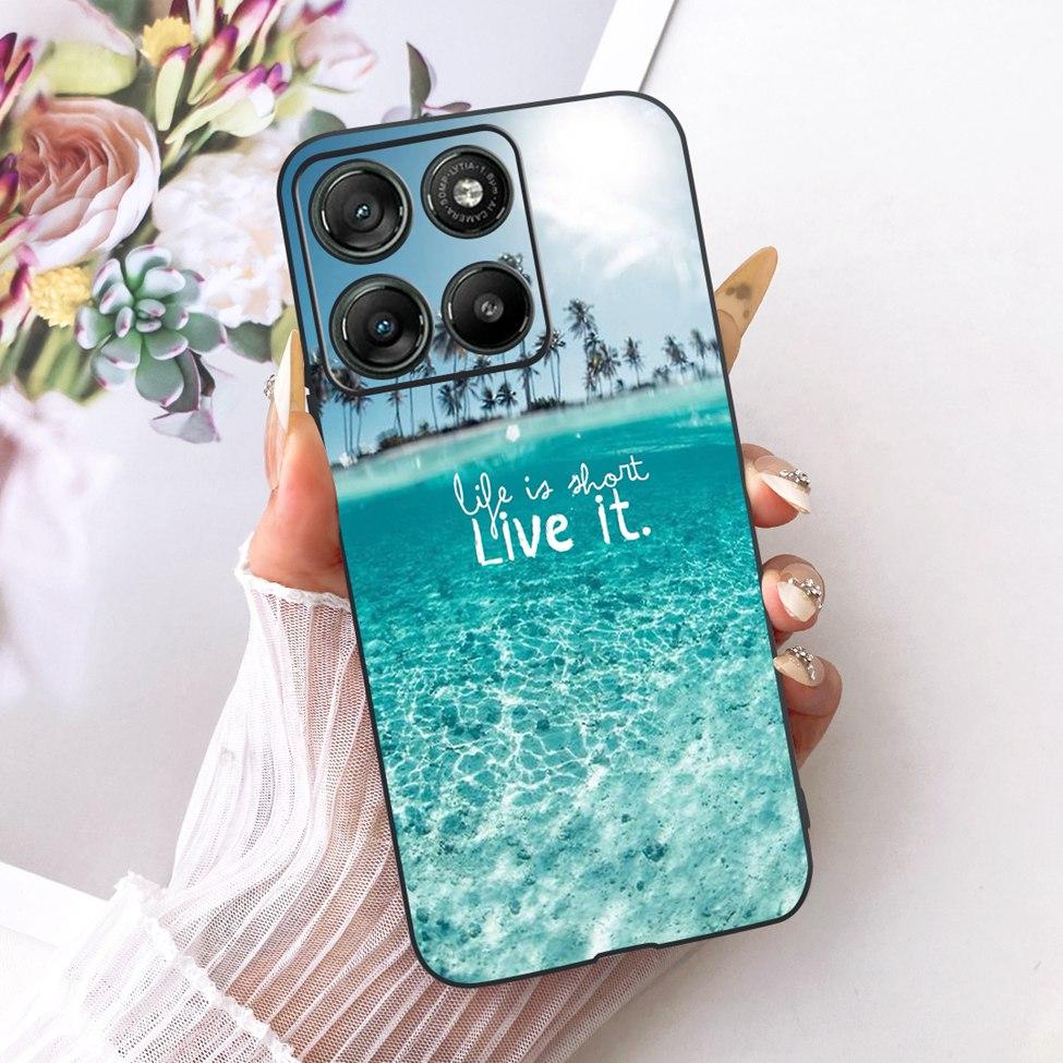 Per Moto G57 Power 5G Custodia Cover Moda Farfalla Gatto Carino Fresco Dipinto Morbido Funda Per Motorola Moto G57 Power 5G Cover del Telefono