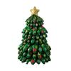 51inch Indoor/Outdoor Large Christmas Tree Balloon Assemble Xmas Tree Aluminum Film Balloon Extra Large Christmas Decorations