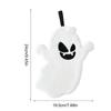 Halloween Ghost Hand Towels For Bathroom Halloween Ghost Embroidered Hand Drying Towels Halloween Kitchen Towel Absorbent Ghost