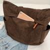 Damen Retro Schultertasche Cord Multi-funktionale Handtasche Große Kapazität Studenten Schulter Pendler Tragetasche Für die Arbeit