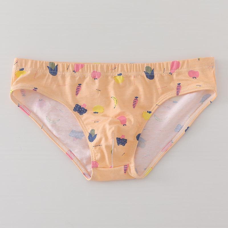 

Мужское треугольное нижнее белье Сексуальное Молодежное Модное Принтованное Дышащее Нижнее Белье L оранжевый