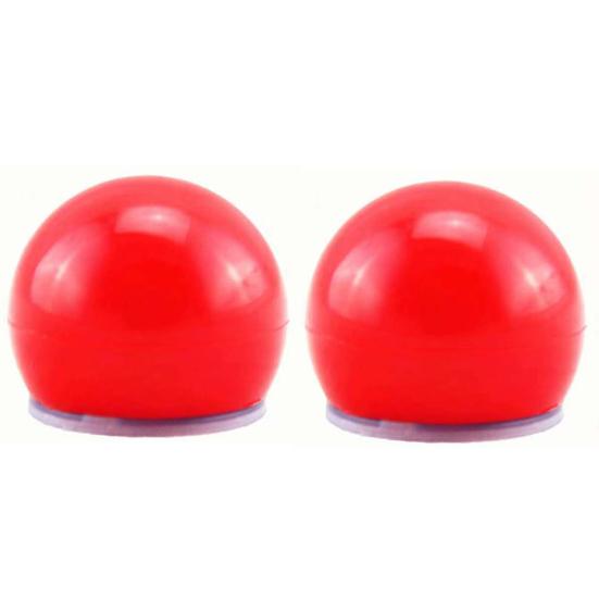 

2Pcs Glowing Red Nose Creative Lightweight Plastic Glowing Clown Red Nose Festival Supplies 2pcs