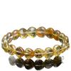 Hongchu Crystal Natural Yellow Osmanthus Yellow Topaz Heart-Shaped Bracelet Yellow Topaz Gemstone Bead Bracelet