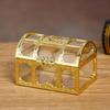 Cukrovinkové krabičky ve tvaru truhly na poklad Průhledné dózy Krabičky na dárky 12 ks pro miminkovskou oslavu Narozeninovou oslavu Svatbu Ozdobný kontejner