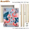 RUOPOTY Acrylic Painting By Numbers Flamingo Animals Paint On Canvas Coloring By Numbers Gift Home Decor Wall Room
