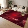 Custom Rug F1 Pattern Print Name Text Soft Non‑Slip Floor Carpet for Home Indoor Decoration