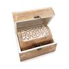 Handmade Set of 2 Wooden Decorative Ornaments Gift Box Treasure Chest 22.86cm
