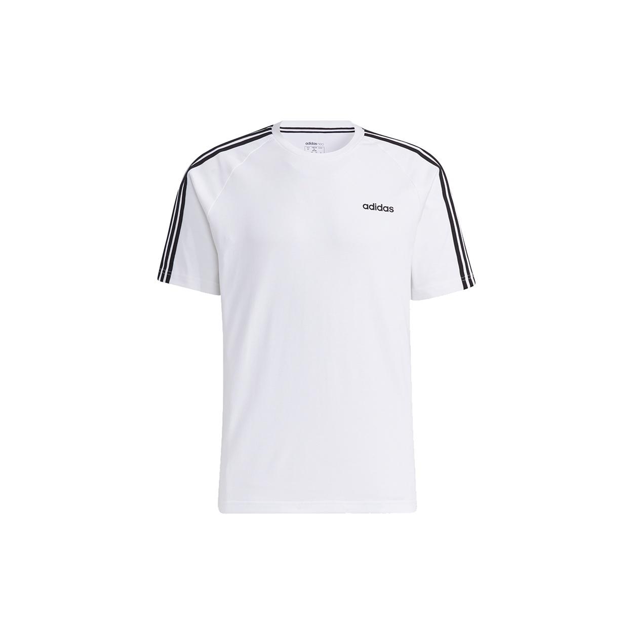 adidas neo M Ce 3s Tee Casual Sports Round Neck Short Sleeve White Men s GP4904 XXL