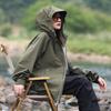 Unisex Heat-sealed Hooded Windproof Waterproof Jacket for Autumn & Winter