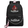 School Season Animation Student Schoolbag, Printed Peripheral Large-Capacity Backpack