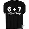 13Th Birthday Teenager 13 Year Old Boys T-Shirt Casual Crew Neck With Geometric Pattern, Slight Stretch Fabric, Regular Fit, Perfect For All Seasons