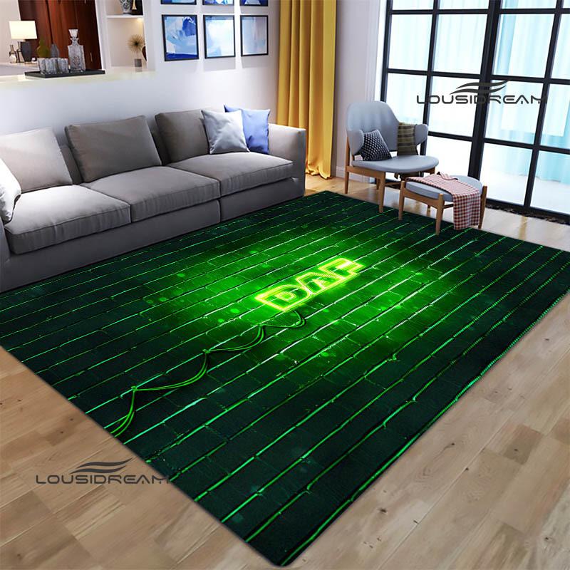 3D DAF Truck Retro Printed Carpet Living Room Bedroom Non-slip Carpets Yoga Mat Outdoor Carpet Kawaii Rug Birthday Gift