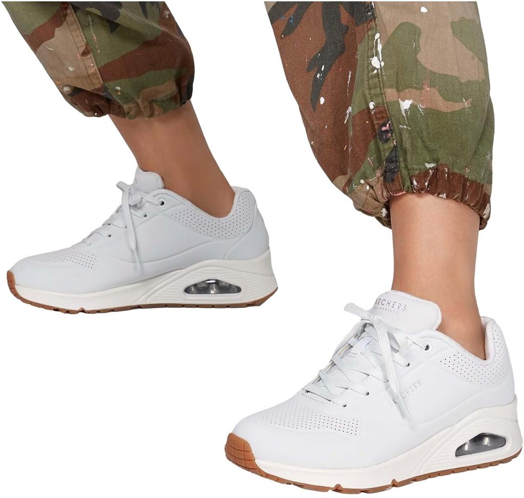 Skechers Uno - Stand On Air Женские кроссовки белого цвета wht