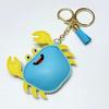 1 Pcs Simple And Fashionable Leather Crab Car Keychain Bag Creative Headphone Bag Pendant Accessories