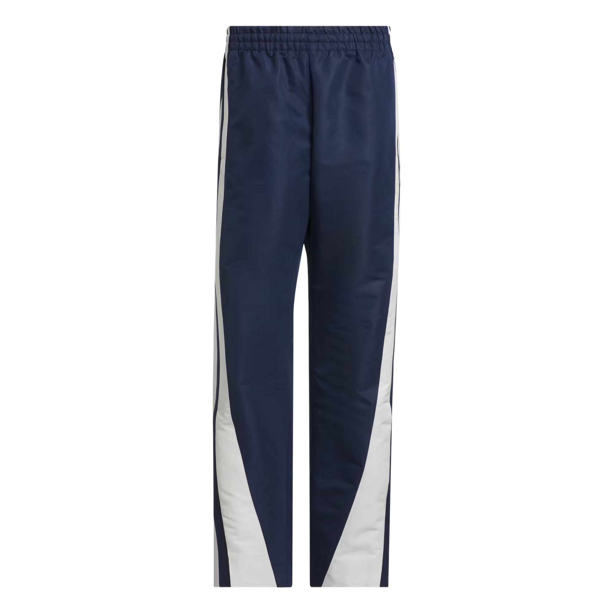 

Adidas Basketball Tracksuit Color Block Loose Fit Mid Rise Sports Long Pants Men bottoms KB7532 XL