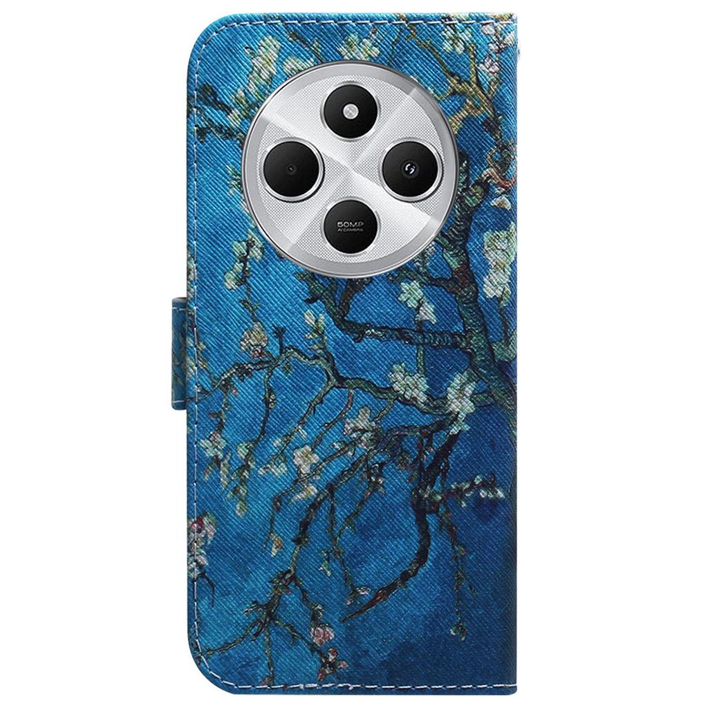 For Xiaomi Poco C75 4G/Redmi 14R 5G/14C 4G Wallet Case Pattern Print Leather Phone Cover