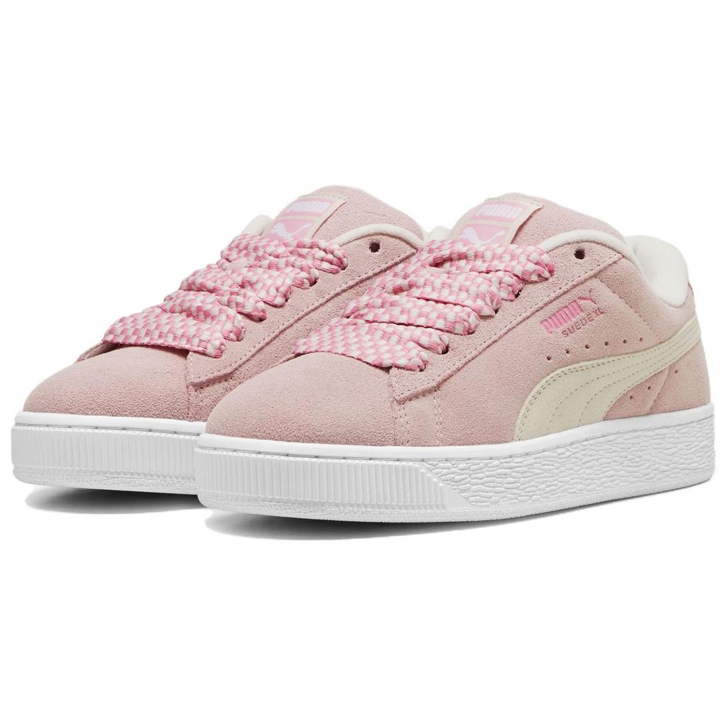 Puma Suede XL Lace Comfortable Versatile Low-Top Sneakers Women Sneakers Pink 398310-02