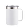 New Double Wall Stainless Steel Coffee Mug 12oz 16oz Tea Cup 350ml 450ml Insulated Thermos Vacuum Mugs Handle