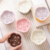 Ceramic Slow Feeder Pet Bowl Dogs Cats Anti-Choking Slow Eating Food Bowl Elevated