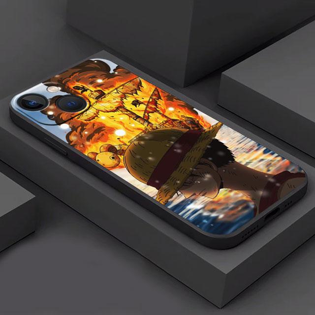 1 Pieces Anime Case for Apple iPhone XS X 8 14 Plus XR 12 Mini 7 SE 13 Pro Max 6s 11 14 Pro Max 13pro Ones Luxury Silicone Cover