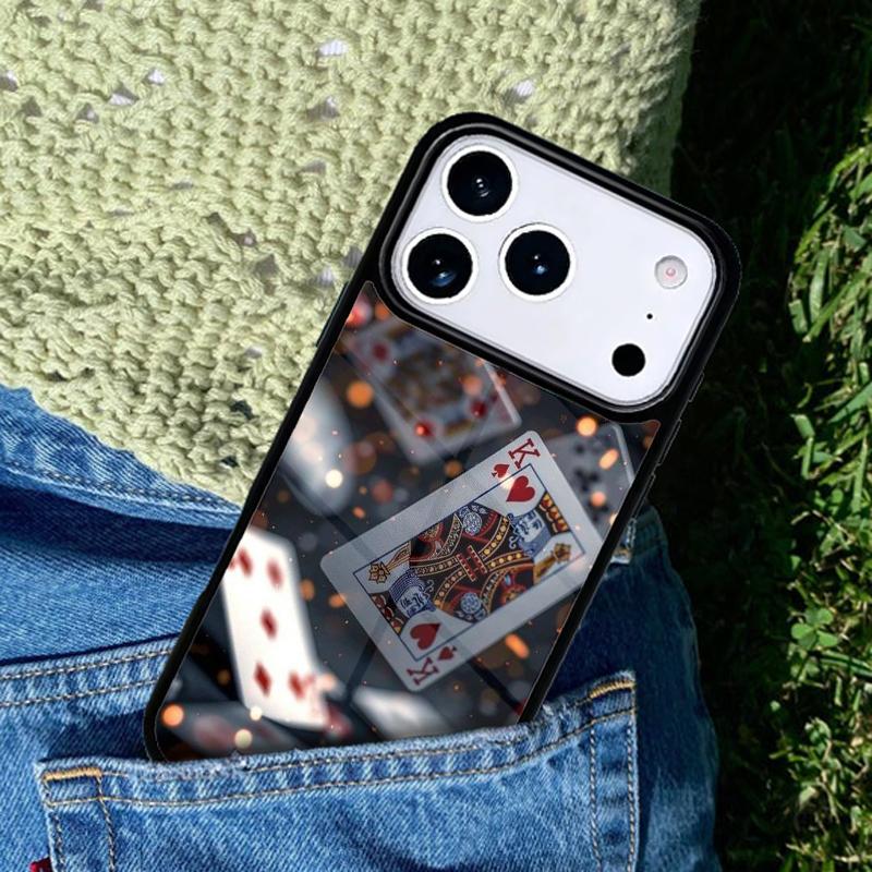 Dices Poker C_asino Phone Case Cover for IPhone 11 12 13 14 15 16e 17 Pro Max Coque for IPhone 17 Air