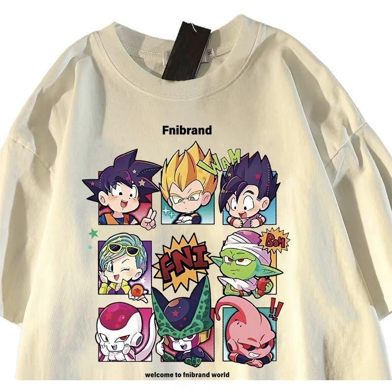 Dragon Ball Z Son Goku Anime Graphic T-Shirt for Men Women, Japanese Style Vintage Streetwear