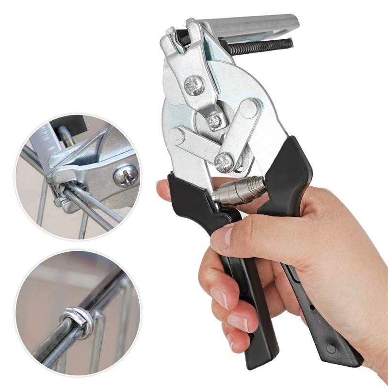 Cage Fastening Clamp Installation Poultry Cage Plier Cage Nails Chichen Rabbit Fox Bird Dog Cage Clamp Installation Kit