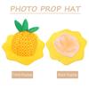 PACKOVE Pineapple Fruit Cute Costume Soft X X Adult Party Perfect for Halloween and Events Hat, Headpiece, Accessory, Material, 13.78 12.80 12.60