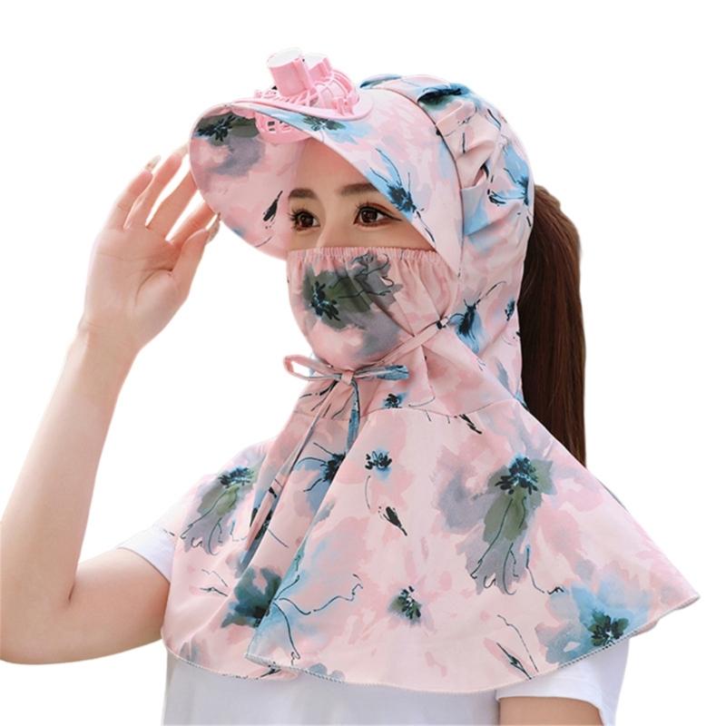 Sunshades Sun Hat with Fan for Girls Women Camping Hat Casual for Sports Gym Mountain Camping Hat Outdoor Activity