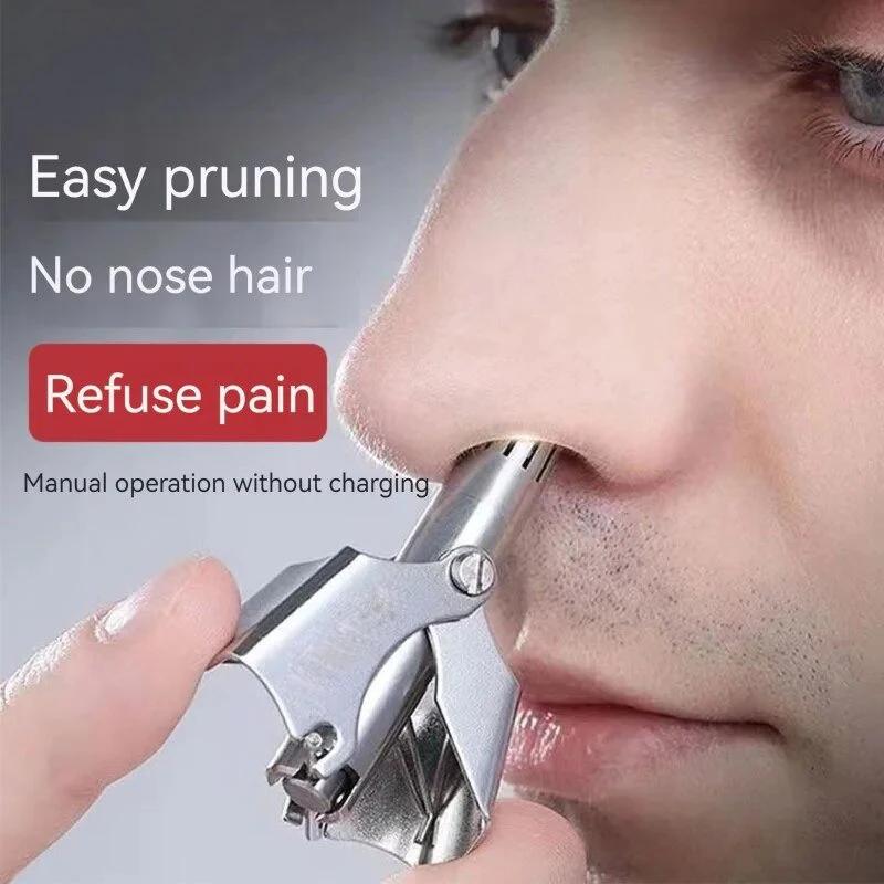 Nose Hair Trimming Men'S Portable Electric Shaver Low Noise Washable Portable Ear Hair Trimmer Cleaning Without Rusting Painless