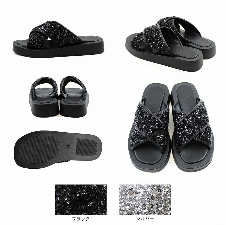 Vivian Platåstorlek S Damsandaler, Mules, Ballerinas, V42502SM, Silver, (23,0)