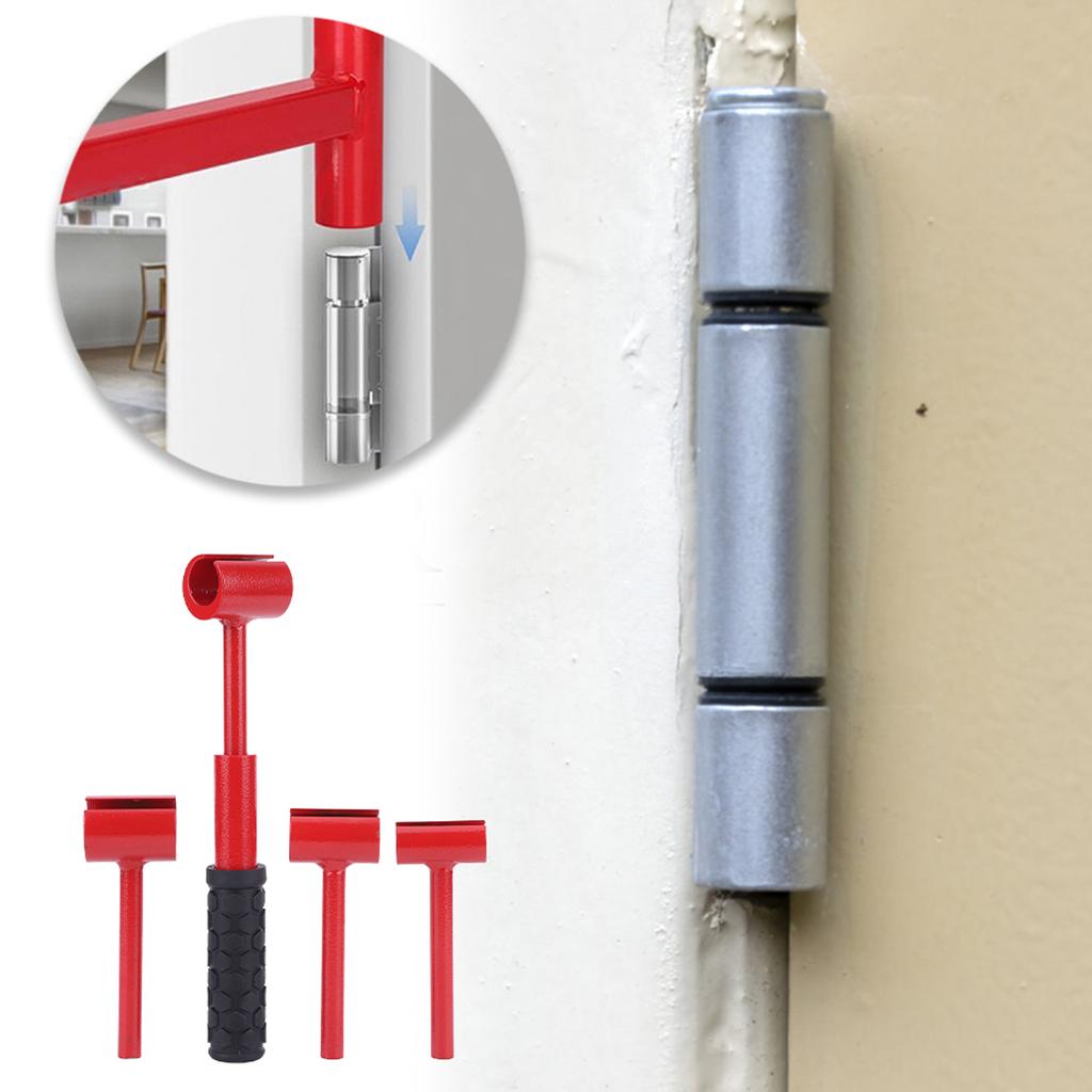 Scharnierverstellschlüssel-Set mit ergonomischem Griff Türscharnier-Reparaturschlüssel Scharnierbieger-Schlüssel für Tür- und Schrankausrichtung