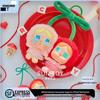 Bubble Mart Cherry Vinyl Cupid's Tears Crying Baby Plush Keychain
