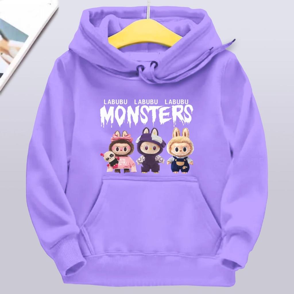 Children's Hoodie New Trendy Labubu Kids Cute Cartoon Casual Daily Hoodie 100-160cm Boys Girls