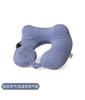 Inflatable U-Shaped Pillow Hump Ergonomic Headrest Outdoor Portable Neck Support Pillow Travel Essential Foldable