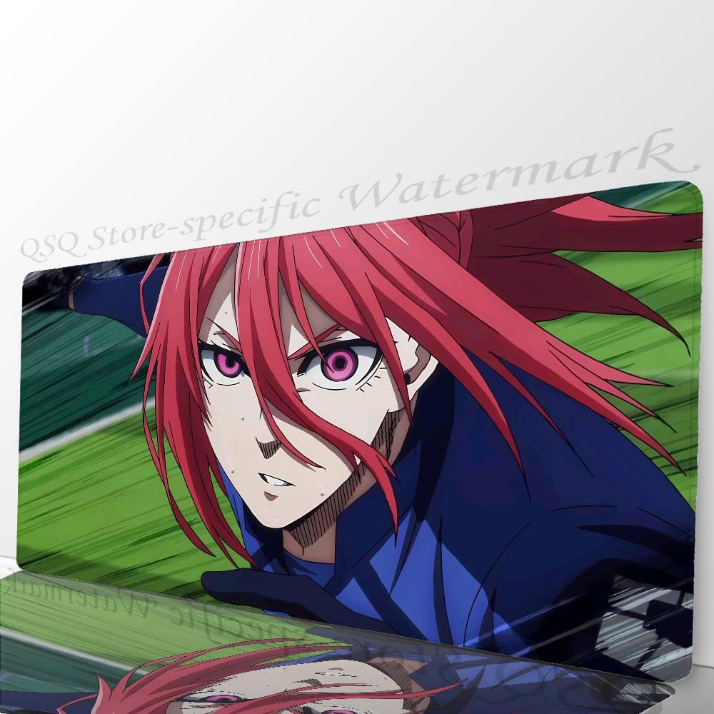 Chigiri Hyoma Manga BLUE LOCK Mousepad Mouse Mat Desk Mat With Pad Gaming Accessories Prime Gaming XXL Keyboard Pad Padding Ma
