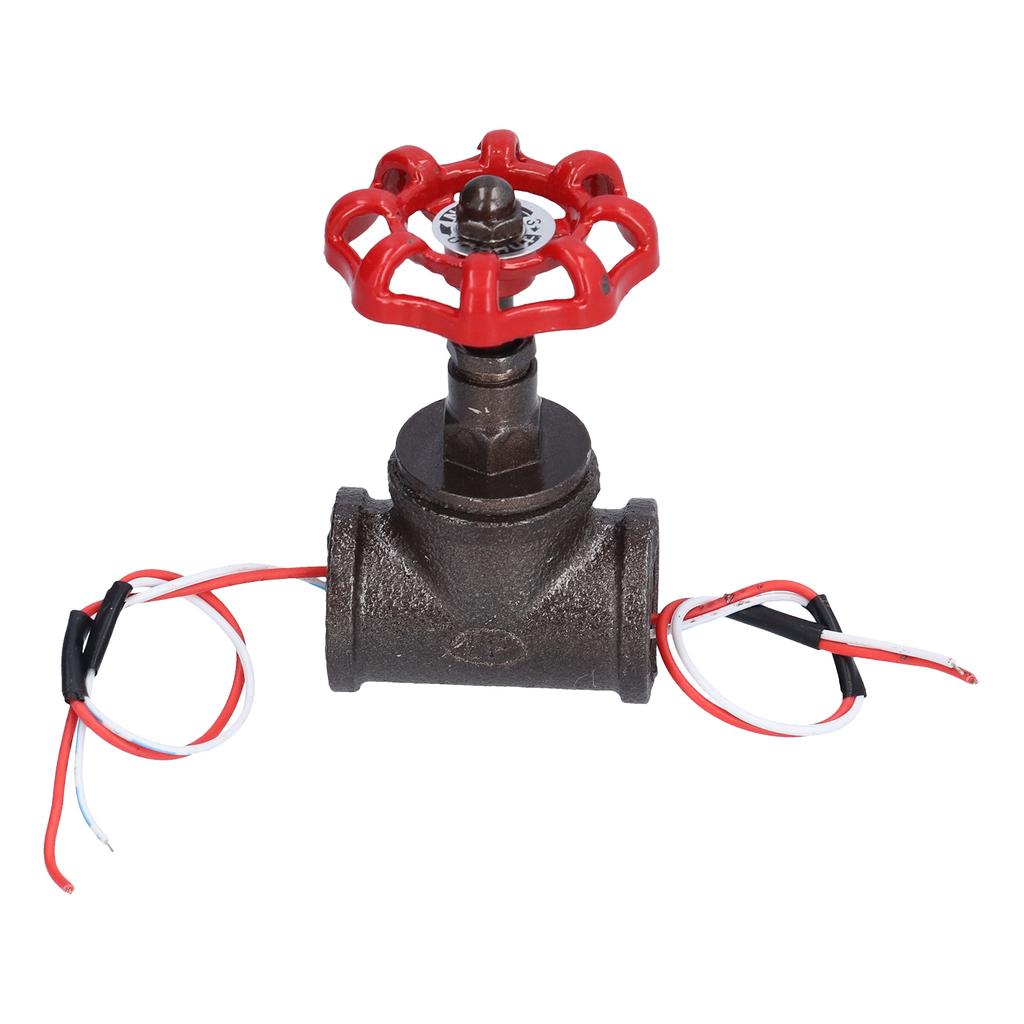Vintage 3/4in Stop Valve Rotating Light Switch with Electric Wire for Steampunk Lamps Table Lamps