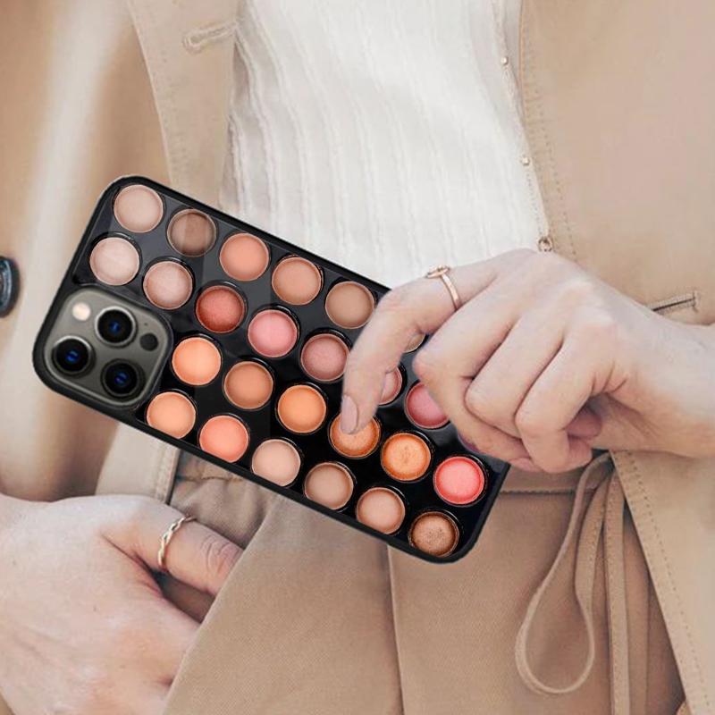 Makeup Eyeshadow Palette Magnetic Phone Case For APPLE iPhone 17 Air 16 14 13 12 Pro Max 15 Plus Wireless Charge MagSafe Cover