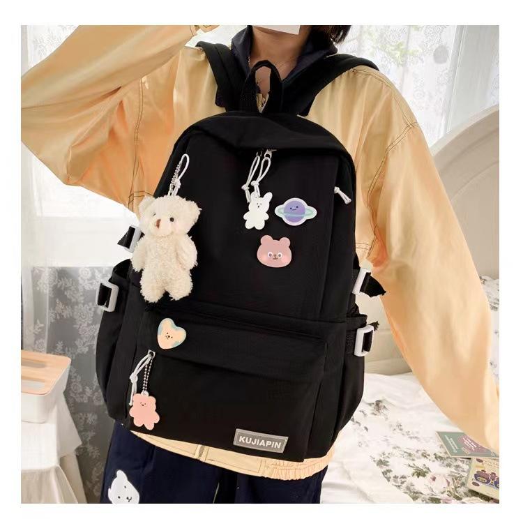 Schoolbag Backpack 1011 New Student Backpack Korean Version Fashion Harajuku Schoolbag Internet Celebrity Explosion, One Piece