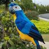 1 Pcs New Simulated Parrot Macaw Simulated Bird Countryside Decoration Feather Parrot Crafts Horticultural Decoration Bird