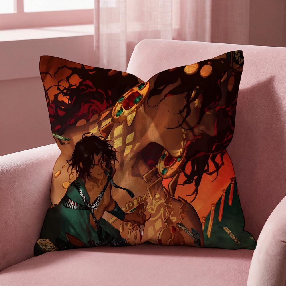 Sultan's Game Cushion Cover Multi-Scene Pillow Cover for Home & Car - Reversible, Soft & Durable for Daily Use