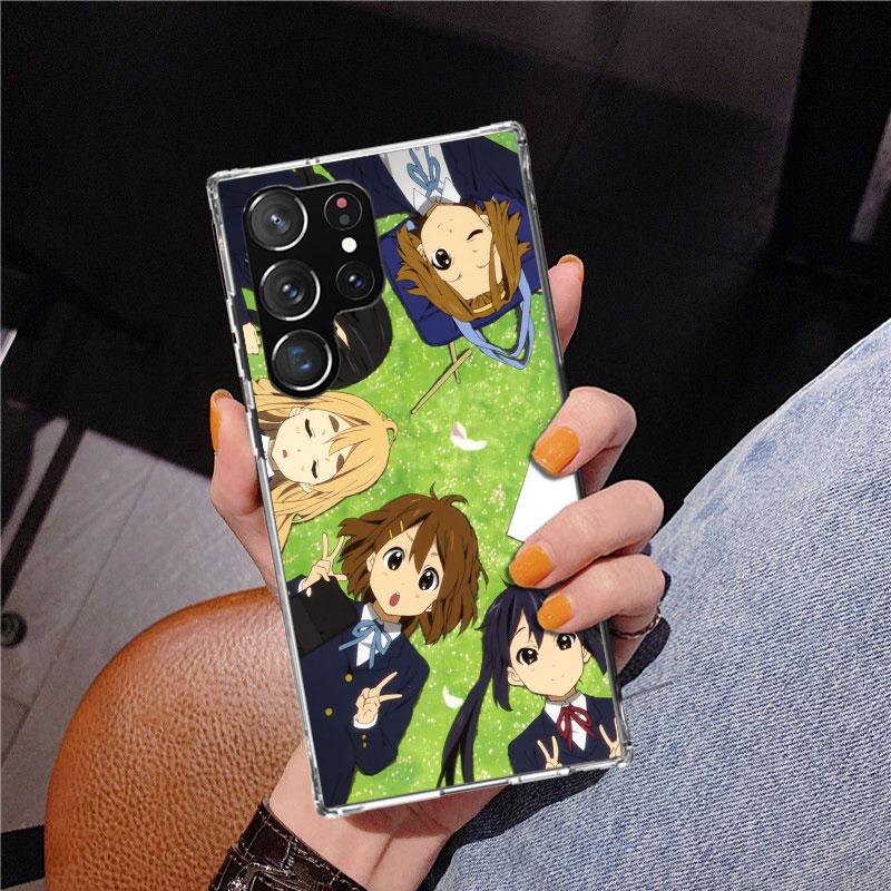 K On! Hirasawa Yui Anime Phnoe Case for Samsung Galaxy S26 S25 Edge S23 S24 Ultra S22 Plus S21 S20 FE Unique Cover Soft Coque Ga