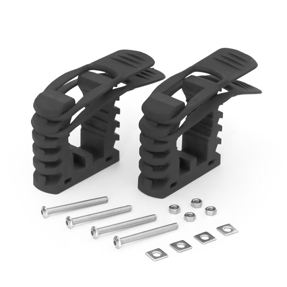 

2/4pcs Shovel Holder, Quick Release Rubber Clamp Mounting Bracket Fits 5/8 to 2-1/4 Diameter Tool Handles for Trucks Offroad