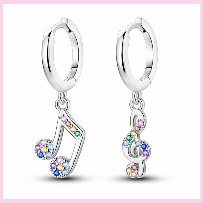 925 Silver Colorful Feathers Drop Earrings Dream Catcher Bohemia Asymmetry Dangle Earrings Original Wedding Jewelry For Women