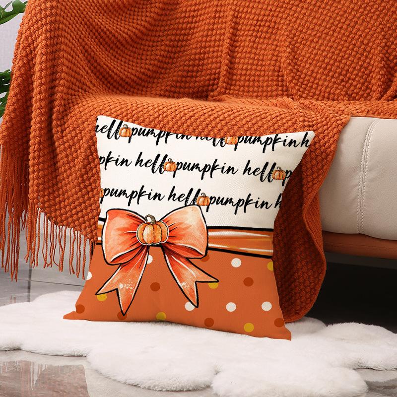 New Autumn Pumpkin Pillow Thanksgiving Atmosphere Decoration Home Cushion Indoor Living Room Sofa Pillow Cover