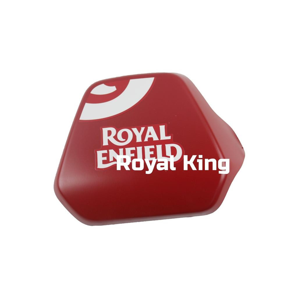 Royal Enfield "White Flame Scram" 411 Right Side "Tank Panel With Sticker"