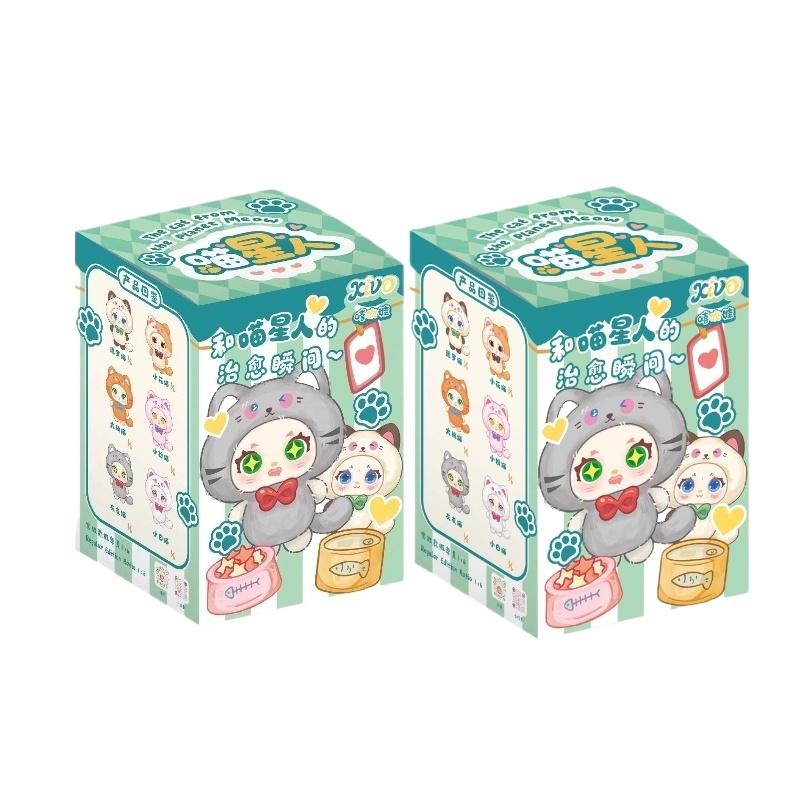 Original The Cat From The Planet Meow Series  Blind Box Animal Doll Trendy Toy Pendant Decoration Girl Surprise Birthday Gift
