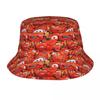 Custom Lightning McQueen Cars Bucket Hat for Unisex Women Printed Cartoon Summer Travel Beach Outdoor Camping Cap