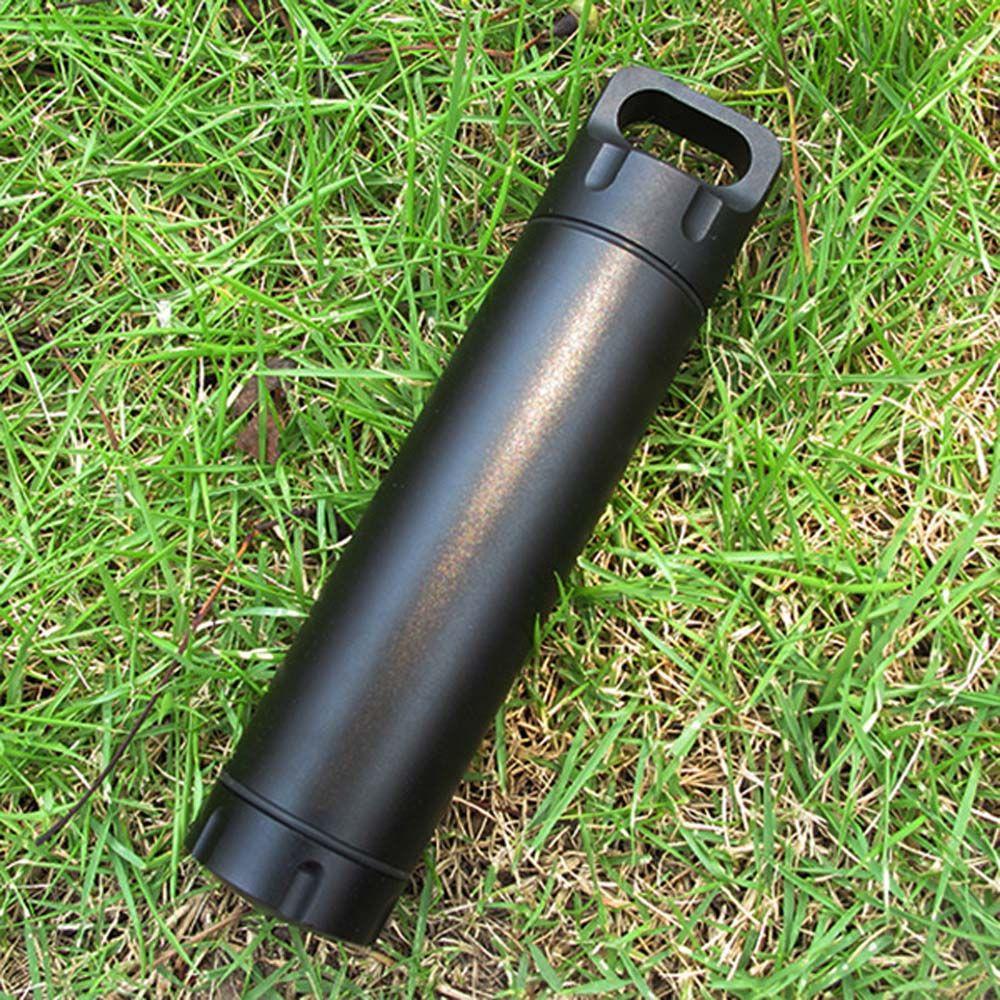Pocket Dry Bottle Capsule Container Pill Box Waterproof Sealed Tank Emergency Capsule Bottle